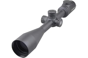 Vector Optics 6-24x50 Rifle Scope Second Focal Plane SFP Rifle Scope with Illuminated BDC Reticle,1 Inch Tube and Parallax Adjustment