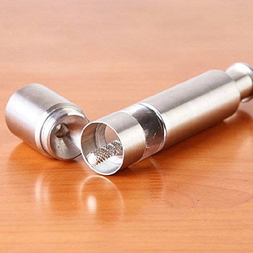 Glagie Pfeffermühle Salz und Pfefferstreuer Gewürzmühle 2er Set aus Edelstahl mit Einstellbarem Keramikmahlwerk und Sichtfenster Silber - 6