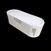 Cable Organizer Box &ndash; Table and TV Six Cable Collection, Secure Storage Box