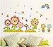 Produktbild Topro Kinderzimmer, Motiv "Sonnenblumen" Sunshine RASENKANTE GARTENZAUN Wall Art Sticker Deca...