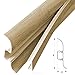 Produktbild [neu.Haus] PVC Sockelleiste 30m x 6cm 12 x 2,5 m Eiche Natur mit Kabelkanal Fußleiste Laminatleiste aus PVC Kunstoff
