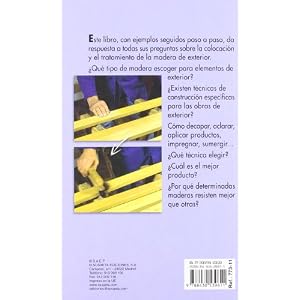 Conocer y tratar la madera de exterior