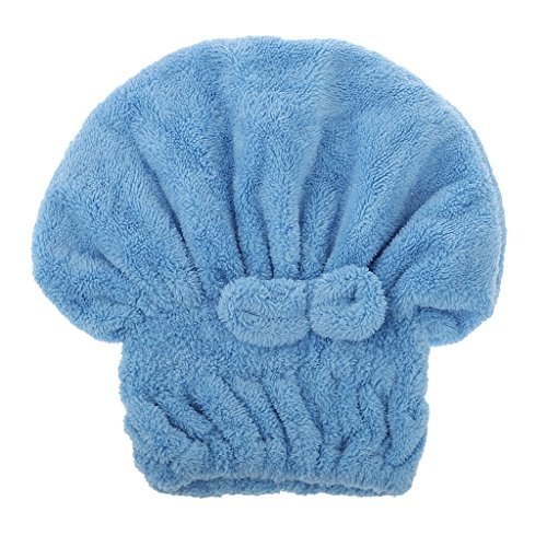Phenovo Beautiful Fashionable Superfine Strong Resistant Hair Turban Wrap Shower Bath Caps Blue RS.465 (60.00% Off) - Amazon