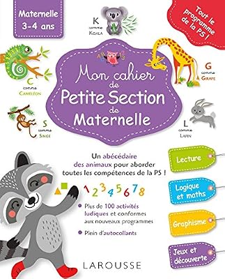 Larousse Mon grand cahier Larousse de la maternelle : petite section