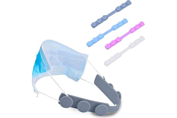 4 Pcs Masque Sangle Extender Anti-Serrage Titulaire Crochet Oreille Réglable Soulager La Pression Et La Douleur