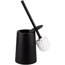 Set Scopino E Porta Scopino Per WC A Forma Di Cigno - Design Creativo In Plastica, Bianco, Dimensioni 8x34 Cm, Con Setole Morbide E Manico Curvo, Decorazione Per Bagno - 2