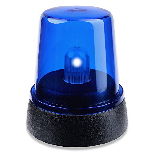 Preisvergleich Produktbild Schramm® LED Blaulicht Rundumleuchte Signallampe Blaulichtlampe Partylicht Dekolicht Blau Blinklicht Polizeilicht Warnlicht