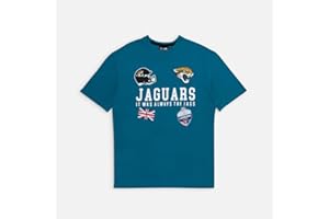 New Era NFL Games Collegiate Oversized T-Shirt Jacksonville Jaguars Ttw Camiseta Unisex Adulto