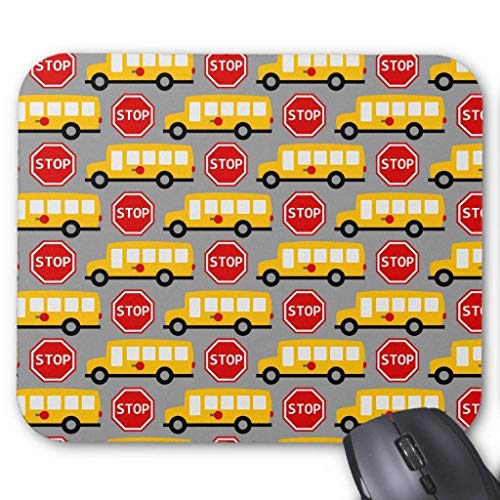 Preisvergleich Produktbild School Bus and Stop Sign Mouse Pad 18×22 cm