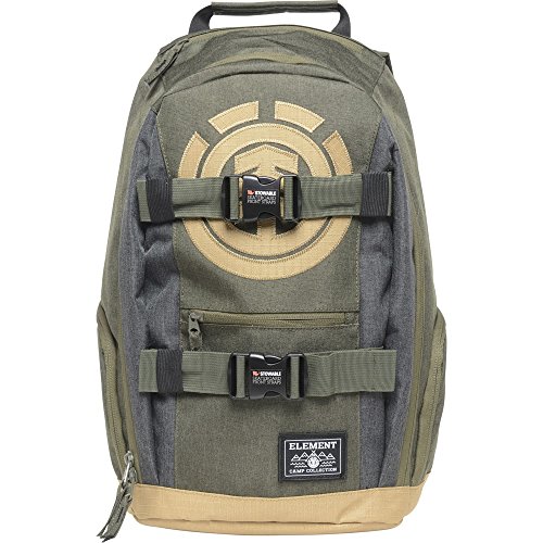 Element Mohave Rucksack  perfekter Tagesrucksack Schulrucksack aufgrund 30 L Volumen  optimaler Tragekomfort durch geplosterten R  cken und ergonomisc