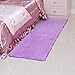 Nunubee Silky Rugs Anti-Skid Dining Room Home Carpet Floor Mat Pink 15.6¡Á23.4IN