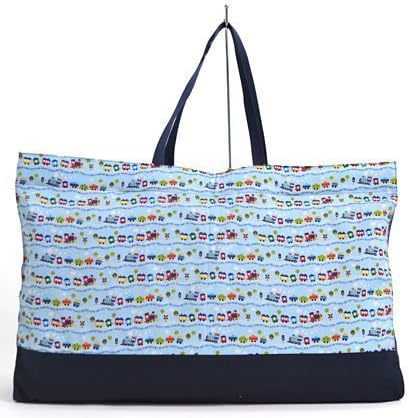 Take the happy nap futon bag colorful train peacefully (light blue) made in Japan N1002400 (japan import)