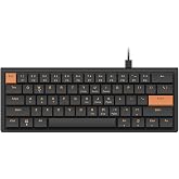 Coverzone AJAZZ NKL61 60% Mekanik Klavye 61 Tuş D&uuml;ş&uuml;k Profil Kablolu Kompakt Gaming ve Ofis Klavyesi Kırmızı Linear Switch 22