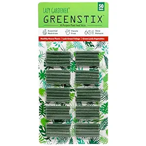 Lazy Gardener GreenStix: All Purpose Plant Fertilizer for Pot Plants (Fertiliser Sticks)