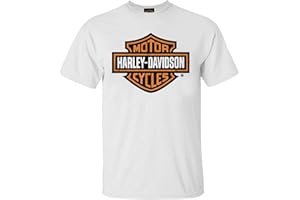 WISCONSIN HARLEY-DAVIDSON Harley-Davidson Herren Orange Bar & Shield Weiß T-Shirt 30290590