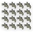Replacement Shelf Support Suitable for IKEA PAX BILLY KOMPLEMENT Compatible with Bracket Wardrobe Holder Shelves (Grey, Pack of 16)