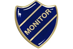 Capricornone Monitor Gel Domed School Shield Badge