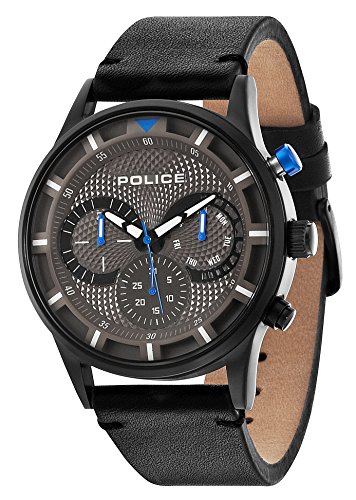 Police Herren-Armbanduhr Analog Quarz P14383JSB-61 Police Herren-Armbanduhr Analog Quarz P14383JSB-61