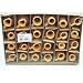 Produktbild 24 Stück Mini Krüge aus Ton. Naturton Tonkrüge. Höhe 6cm