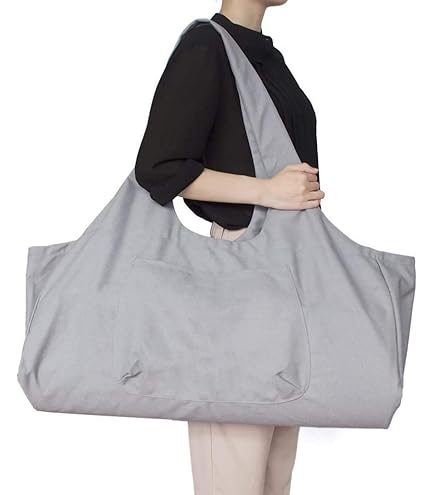 Tas voor yogamat print groen KIMJALY