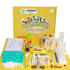 Sparklebox Kids Science Experiment Kit |G-9| Toys for Kids Age 13, 14, 15 Years and Above | Science Kit 30+ Experiments in Biology, Physics and Chemistry with Activity Manual | |DIY Science Projects.