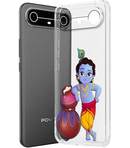 Fashionury Back Case for Tecno Pova Slim 5G, Print Silicone
