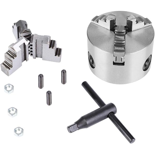 Chuck Lathe Parts, 3inch K11-80 3-Jaw Self-Centering Metal Lathe