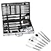 Produktbild FROADP BBQ Grillbesteck 24tlg/Set Edelstahl Besteck Grill-Werkzeug Set mit Alukoffer
