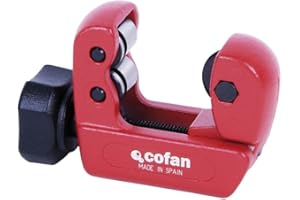 Cofan Cortatubos Mini Zamak | Dos Medidas de Diámetro | Sistema ICS (Instant change system)