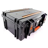 Diese Outdoor Box ist eine professionelle + ultra-stabile Transportbox - Hochschlagfestes Gehäuse - präzise Verarbeitung von extrem robustem ABS Kunststoff ( z.B. wie LEGO) - Bruchsicher, staubdicht und innen optimal gepolstert - Stoßartige Belastungen werden optimal abgefangen bzw. absorbiert.