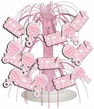 Pink Gingham Mini Cascade Centre Piece