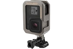 TELESIN Cadre Boîtier Protection pour Gopro Hero 8 Black Caméra d'action Accessoires Kit,Cadre Multifonction pour Gopro Hero 8 (Alliage d'aluminium)