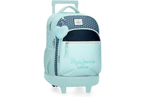 Pepe Jeans Dalma Mochila escolar mochila infantil fabricada en Poliéster, Tirantes anchos y ajustables que se adaptan, bolsillo frontal. De Joumma Bags