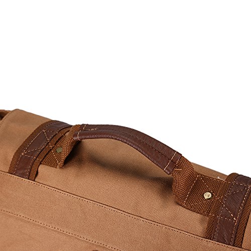 Sac    bandouli  re appareil photo  Beaspire Sacoche bandouli  re de toile pour voyage vid  o cam  ra Num  riques R  flex housse sacoche anti-choc Imperm  able Randonn  e pour Canon  Nikon  Sony  Pentax  Fujifilm  Panasonic  Leica etc  Marron 