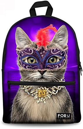 Injersdesigns Cute Dogs Backpack for Teens Lovely Cats School Bags Shapi Bookbag