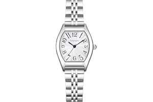 Szaikyri Cuadrada Reloj para Mujeres con Números Arabes Fáciles de Leer Reloj de Dama Reloj Rectangular Mujer