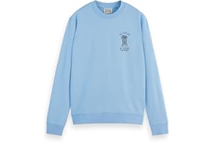 Scotch & Soda Bluza sportowa Mężczyźni Left Chest Artwork Sweatshirt