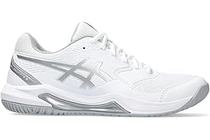 ASICS Dedicate 8 Donna Scarpe da Tennis Bianco Argento