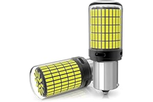 Car Passion Topbest Coppia Lampadine 33 LED BAU15S PY21W 7507 5630 1156PY Luci Indicatori di Direzione Frecce per Auto AMBRA Anteriori Posteriori CANBUS NO ERRORE