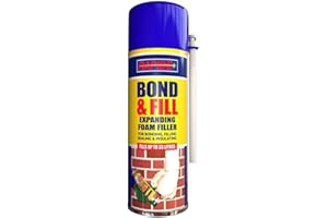 Paint Factory Bond & Fill Expanding Foam & Filler 500ml Quick Setting Fills Gaps New
