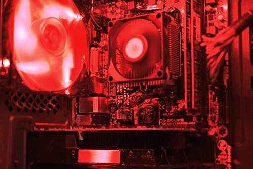VIBOX Pyro RS660-222 Komplett-PC Paket Gaming PC – 4,0GHz AMD FX Quad-Core Prozessor, GTX 1050 GPU, Super, Desktop Gamer Computer mit Spielgutschein, 22″ HD Monitor, Weiß Tastatur & Mouse, Windows 10, Rot Innenbeleuchtung, lebenslange Garantie* (3,8GHz (4,0GHz Turbo) Superschneller AMD FX 4300 Quad-Core Prozessor CPU, Nvidia GeForce GTX 1050 2GB Grafikkarte GPU, 8GB DDR3 1600MHz RAM, 1TB (1000GB) SATA III HDD 7200rpm Festplatte, 400W 85+ Netzteil, Storm Weiß Gaming Gehäuse, AM3+ Mainboard) - 6