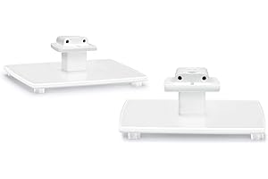 BESTPARTSCOM 1 Pair of White Table Stand for Bose OmniJewel Lifestyle 650 Home Entertainment System, Speakers Table Stand Replacement