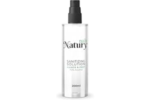 Natury Nails Solución higienizante Hands & Feet 200ml. Cruelty Free, apto para celíacos y veganos.
