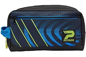 WILLIAM LAMB Blue Lime Green Patrick Boot and Shoe Bag Travel or Storage Bag for Adult or Children, 34cm