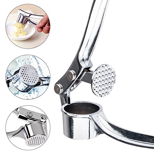 Knoblauchpresse Premium Edelstahl Küche Zerkleinerer Küchenutensil Küchenwer kzeug Crusher praktischer - 2