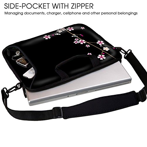 Sidorenko 15-15 6 Zoll Laptoptasche   Laptop Umh  ngetasche  Stilvolle Designer - Computer - Notebook-Schultertasche aus Neopren Schmutz- und Wasserab
