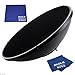 Produktbild Phot-R 16 "40cm Beauty Dish Fotografie Foto-Studio-Licht-Beleuchtung Zubehoer Universal-Reflektor Wabe Weiss transluzentem Kunststoff Weiss Innenraum Bowens S-Type-Einfassung mit S-Typ Halterung fuer Blitz Flashgun + Microfibre & Chamois Tuch