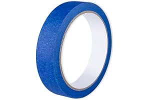 MARKQ [1 Roll] Blue Painter’s Tape – [2" x 20 Yards] Masking Tape for Painting, DIY Crafts & Home Office Use