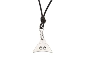 LOGAN WHISTLES Logan fischietti 304 Turbo fischio in Acciaio Inox, Cordoncino in Pelle e Cordino