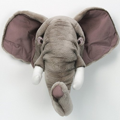 Bibib BB33 rophée - Cabeza de elefante de peluche